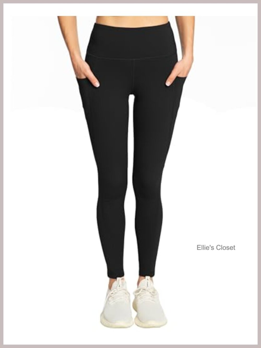 High Waisted Leggings with Pockets Tummy Control Yoga Athletic Pants